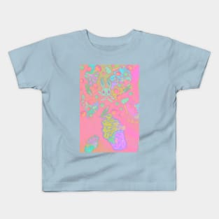 Bunny D pixels Kids T-Shirt